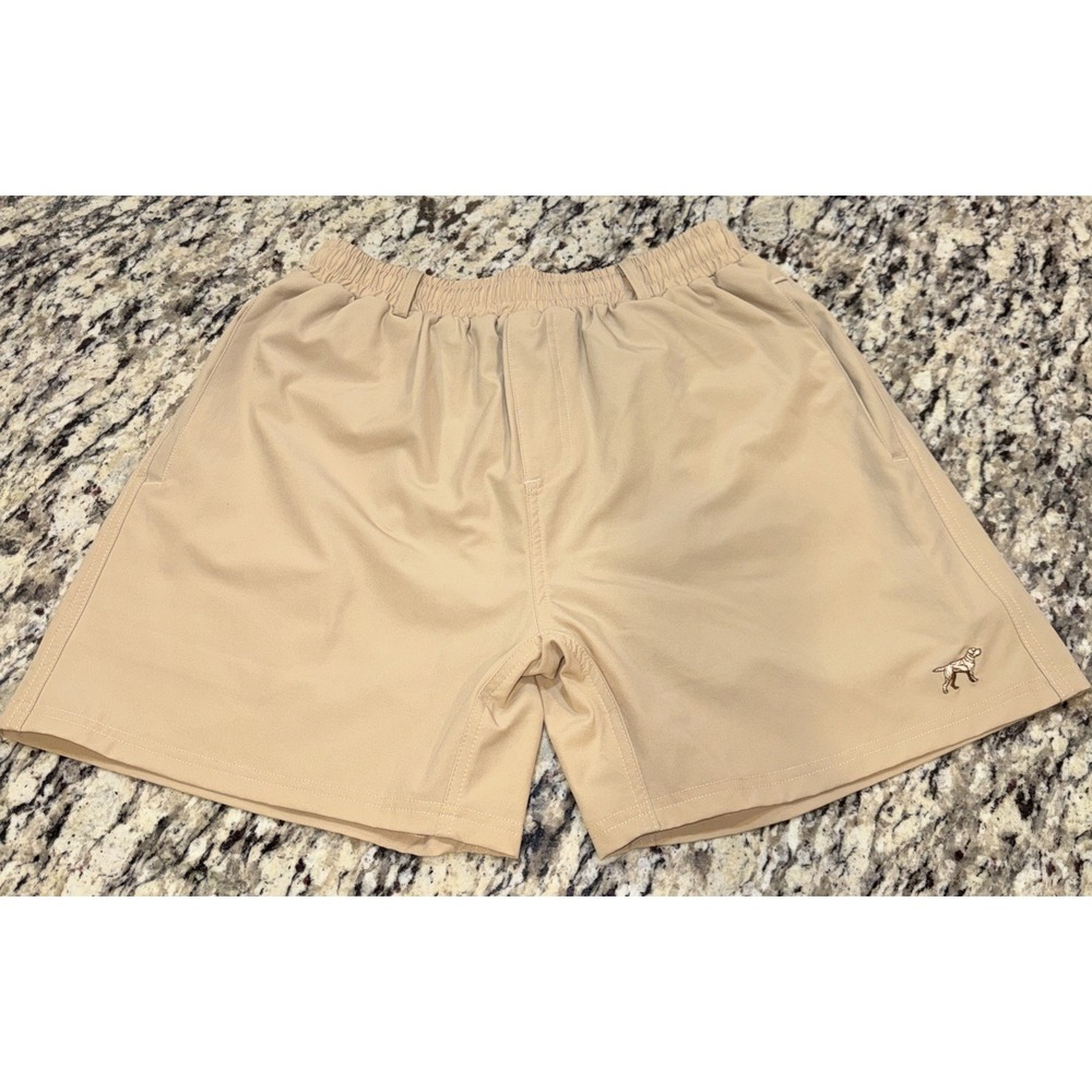 NWT- Fieldstone Mens XL Khaki Rambler Shorts Pockets Back Pocket Zip